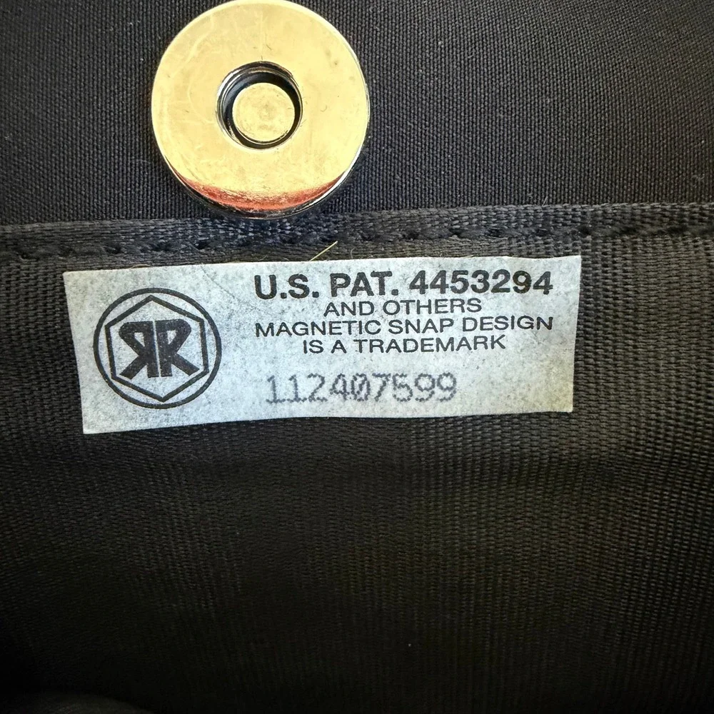 Hobo International Black Microfiber Crossbody‎ Organizer Messenger Bag